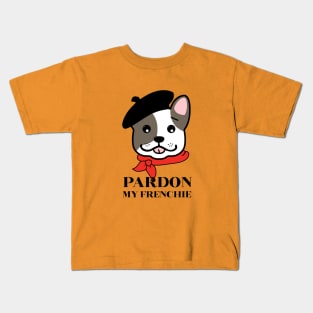 Pardon My Frenchie French Bulldog Kids T-Shirt